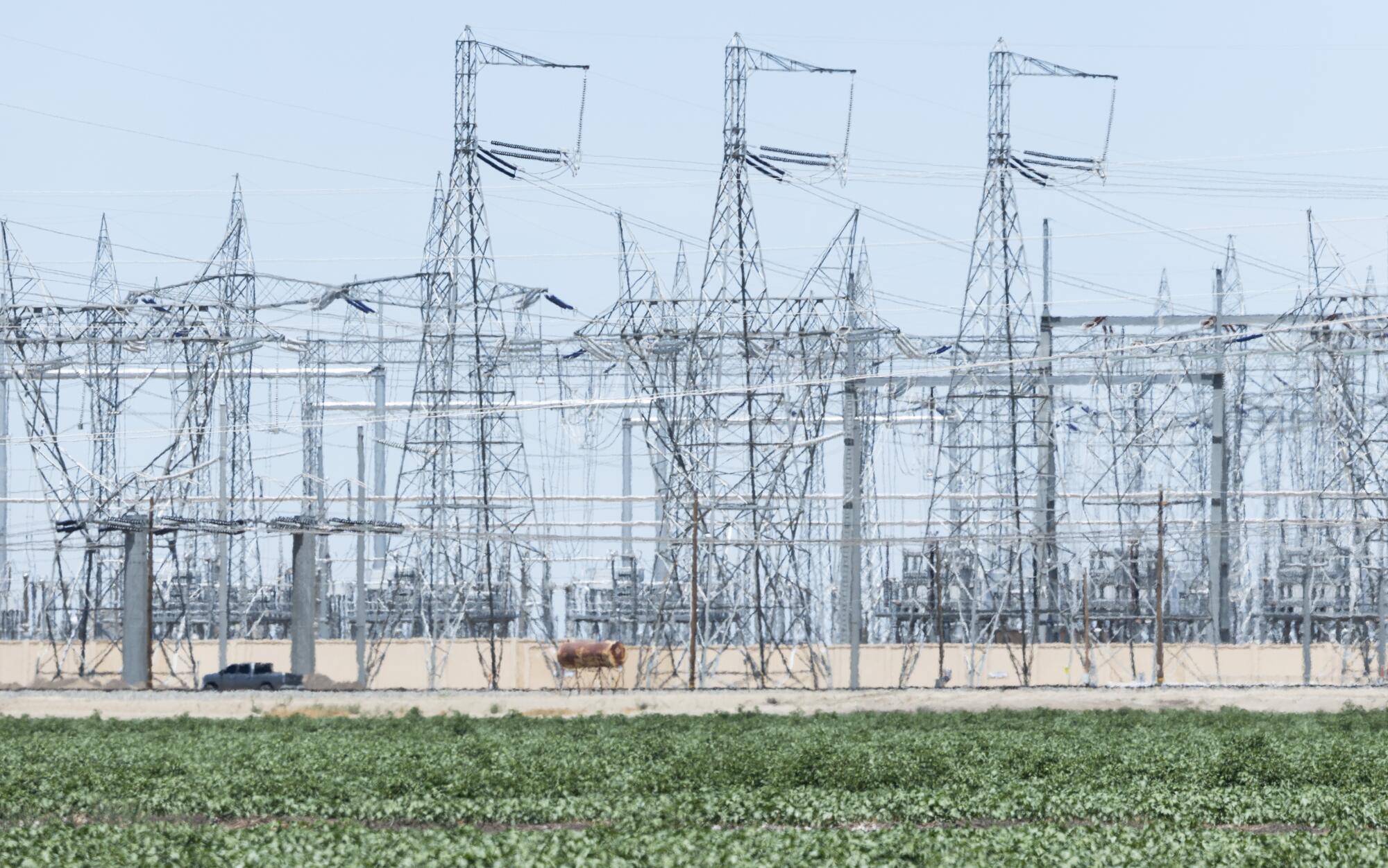 The Midway Substation in Buttonwillow is to take the electricity created by solar projects on nearby farmland.