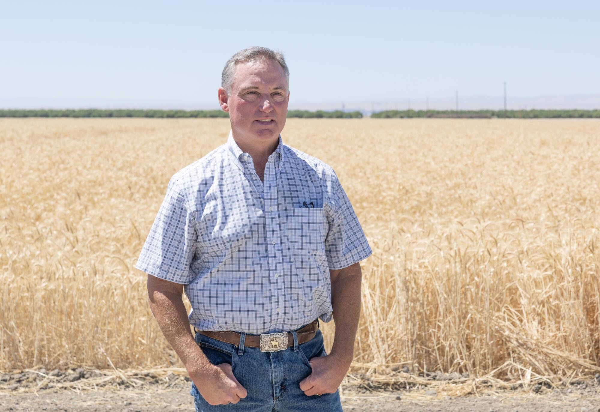 Farmer Todd Tracy is converting 2,600 acres of his Buttonwillow farm to solar.