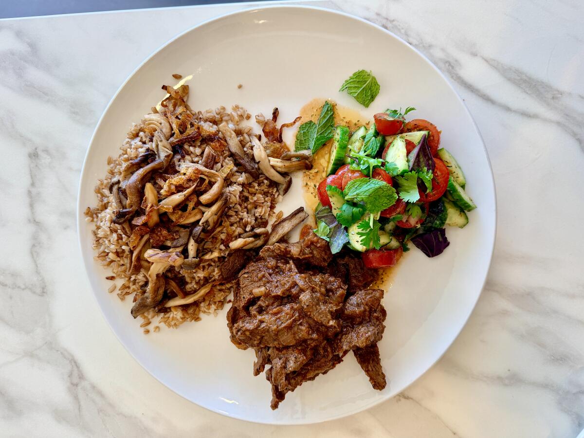Adana filet saute from the new menu at Adana in Glendale.