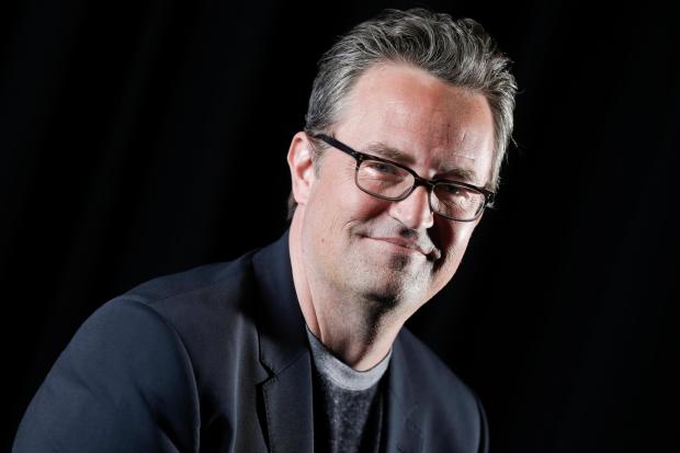 Matthew Perry poses in New York.