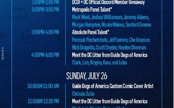 DC San Diego Comic-Con 2026 Signings