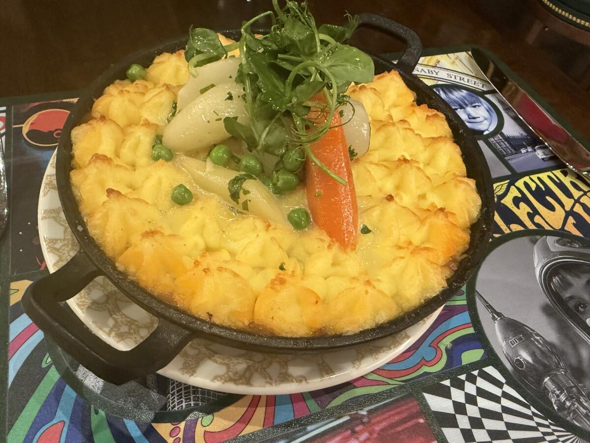 The hearty cottage pie from Downtown Disney's Gordon Ramsay at the Carnaby.