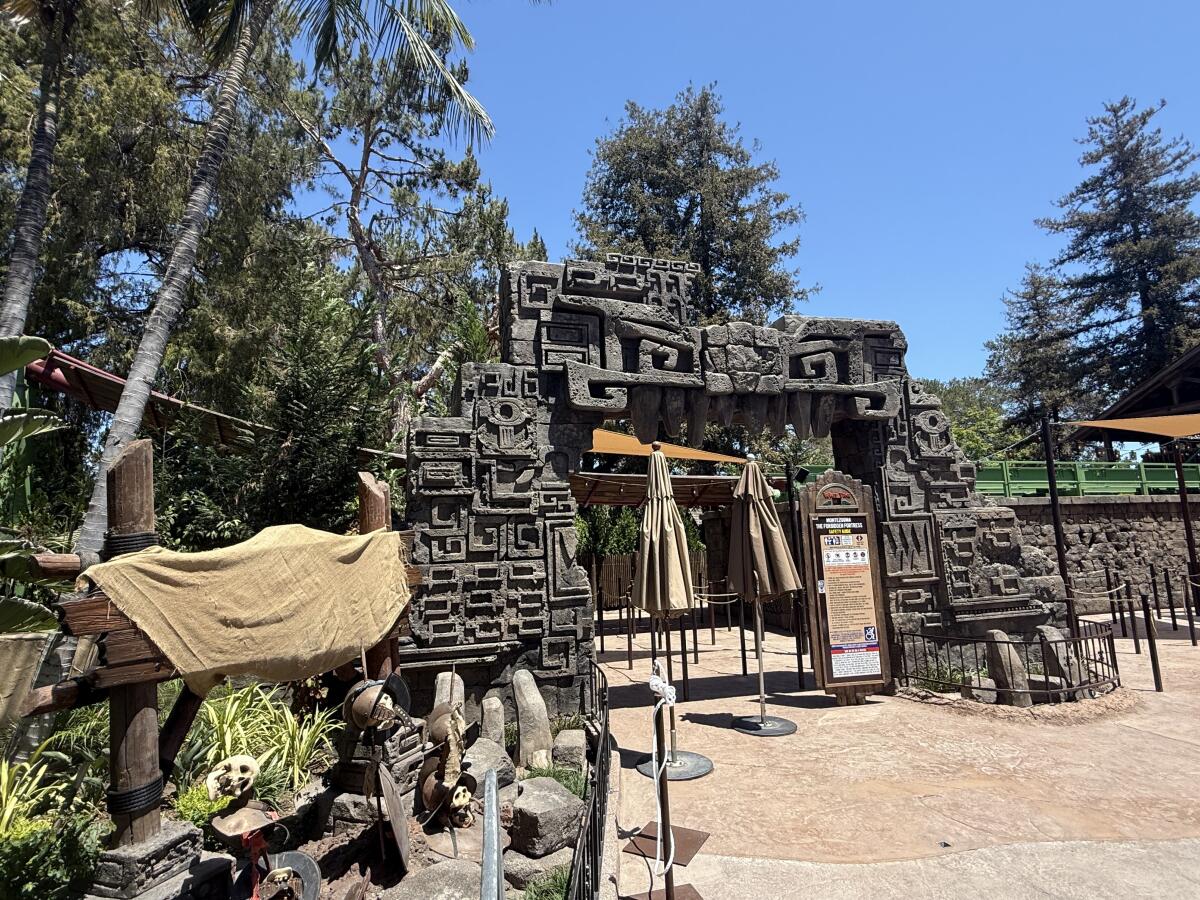 Not yet ready for prime time, Knott's Berry Farm has delayed the opening of Montezooma: The Forbidden Fortress.