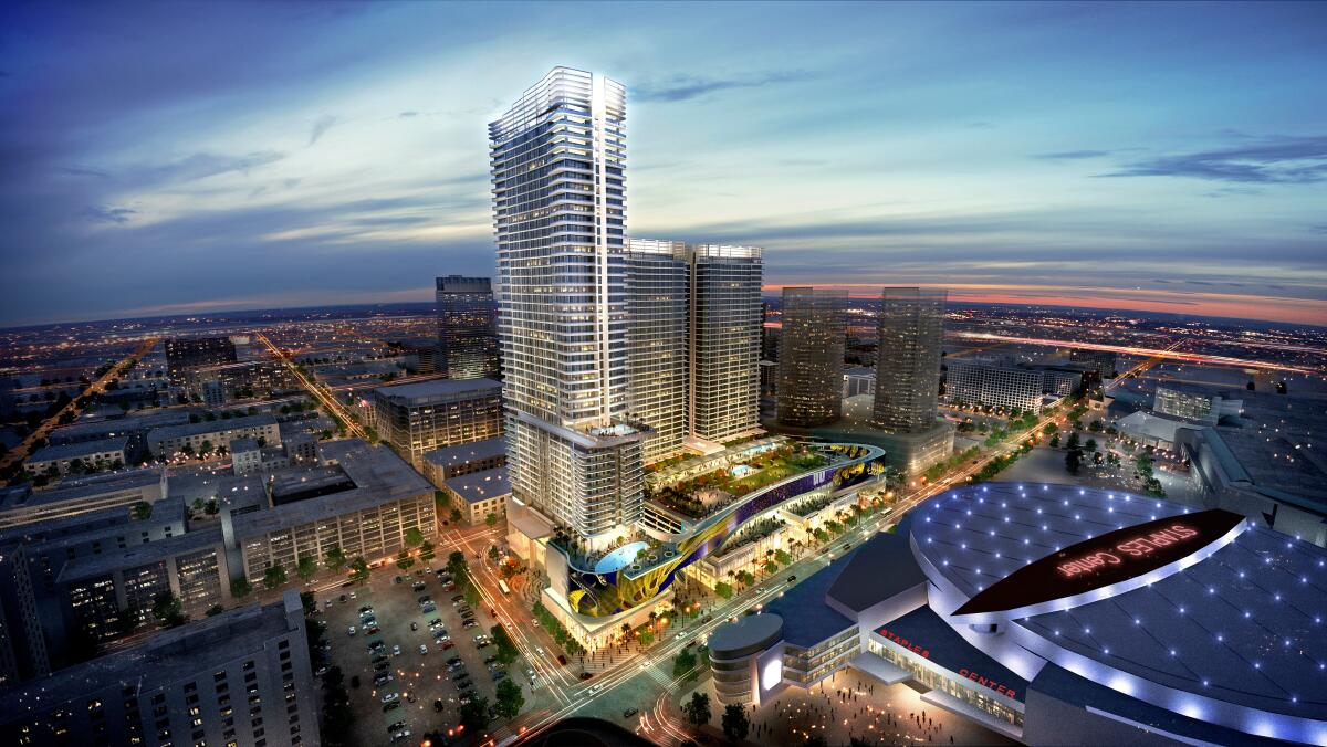 Architect's 2014 rendering of Chinese developer Oceanwide Real Estate Group's upscale project.