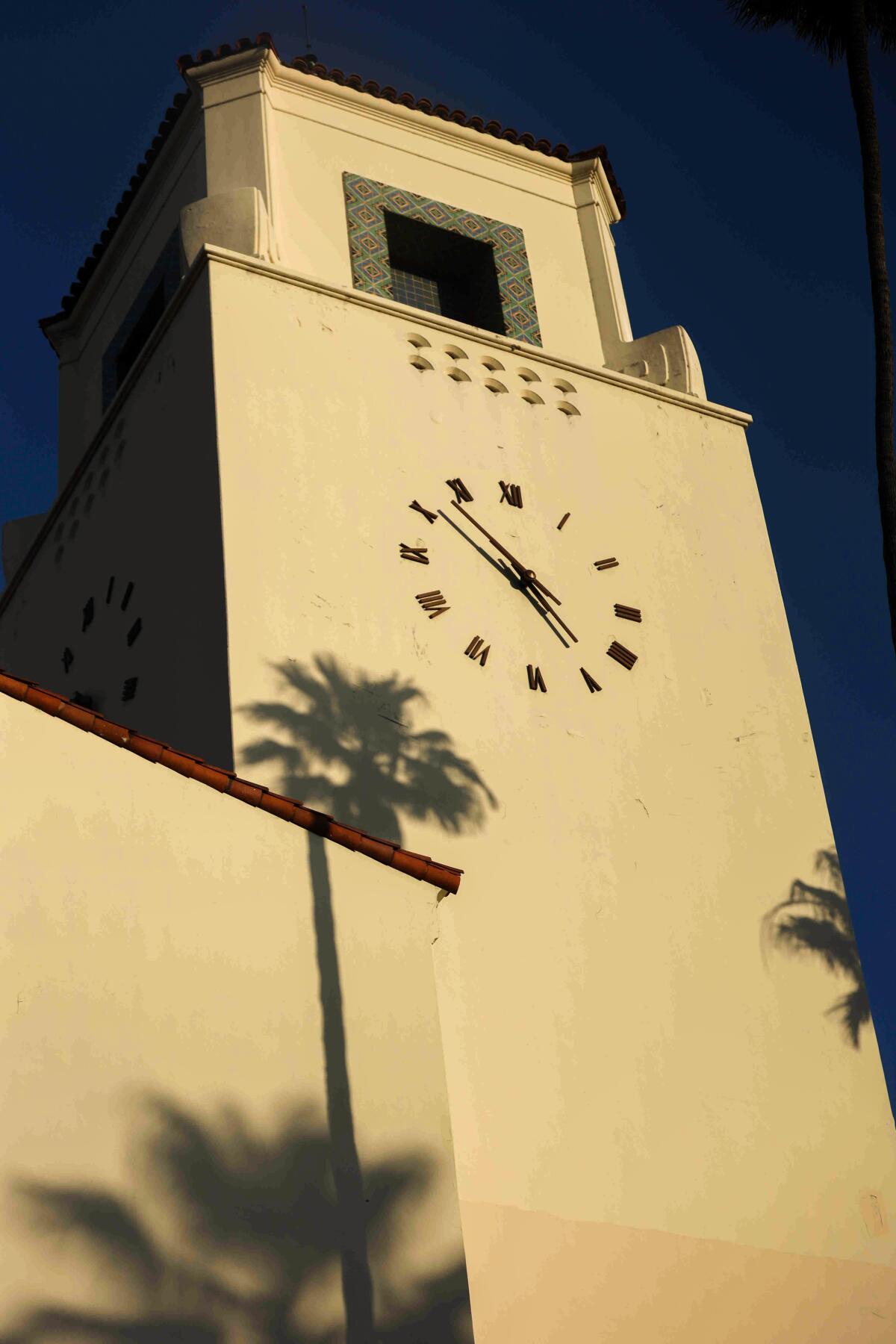 A clock at Union Station