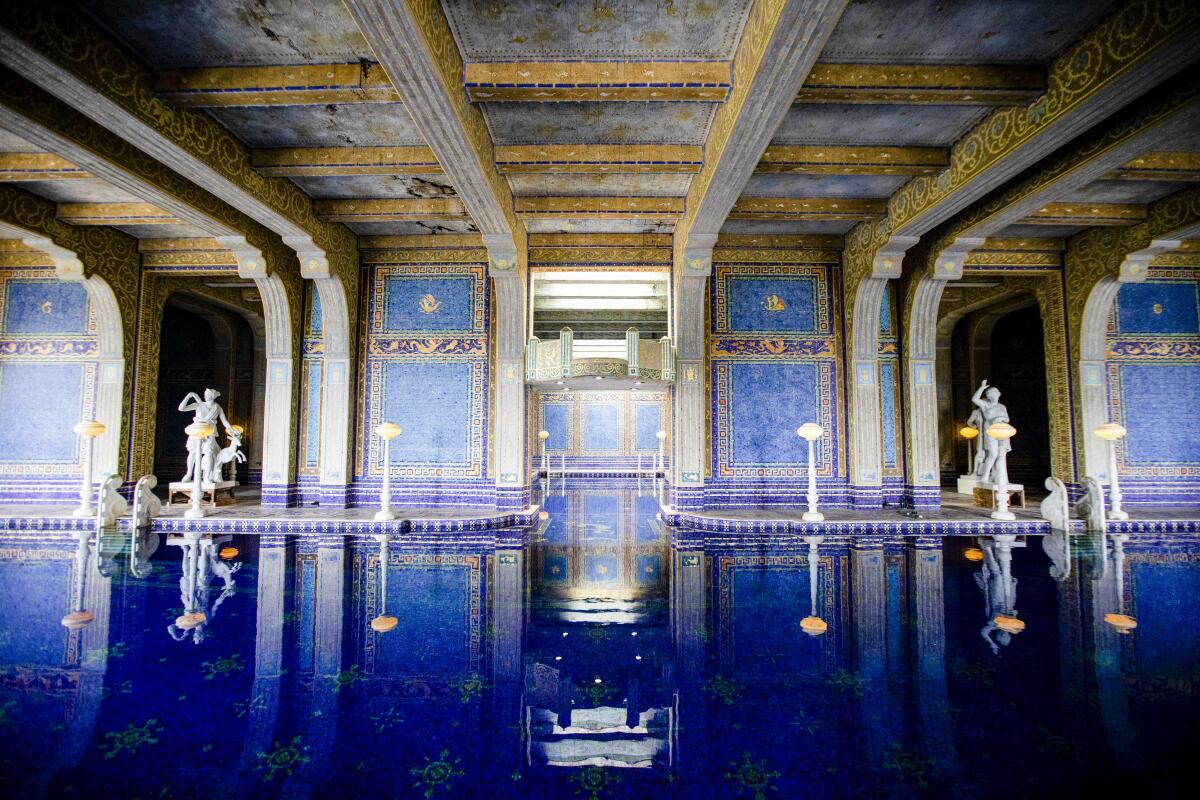 The Roman Pool at Hearst Castle.
