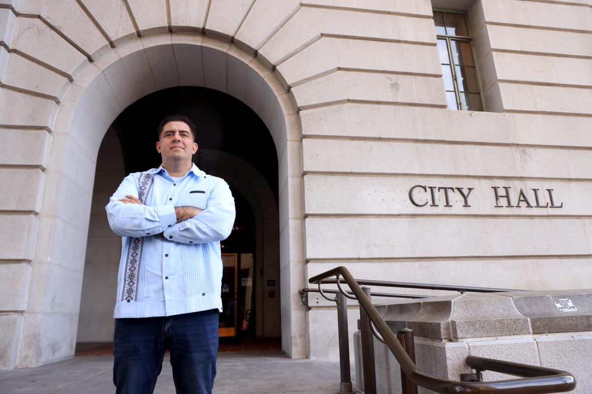 Jose Ugarte, who is running for Los Angeles City Council District 9.
