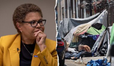 LA homelessness rises 3.4% while Karen Bass faces growing criticism