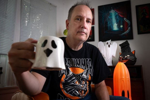 It is always Halloween for Midsummer Scream organizer David Markland. The event, which was co-founded by Markland 10 years ago, takes place in Long Beach August 7-9. (Photo by David Crane, Los Angeles Daily News/SCNG)