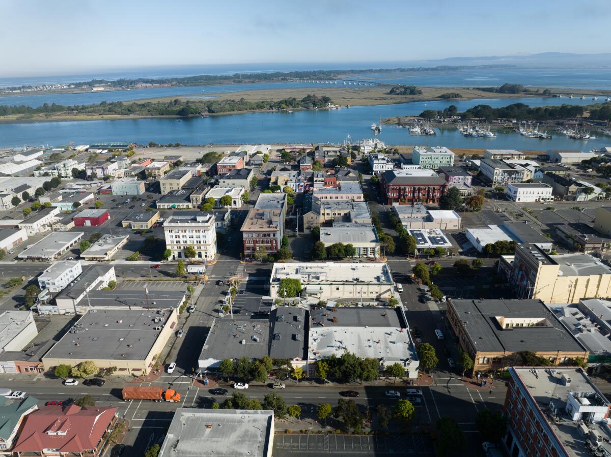 Downtown Eureka, California. 