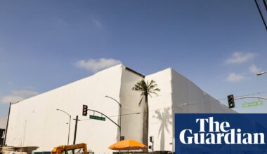 ‘Slap in the face’: LA mayor decries bid to rebuild burnt-out warehouse before cleanup is done | Los Angeles