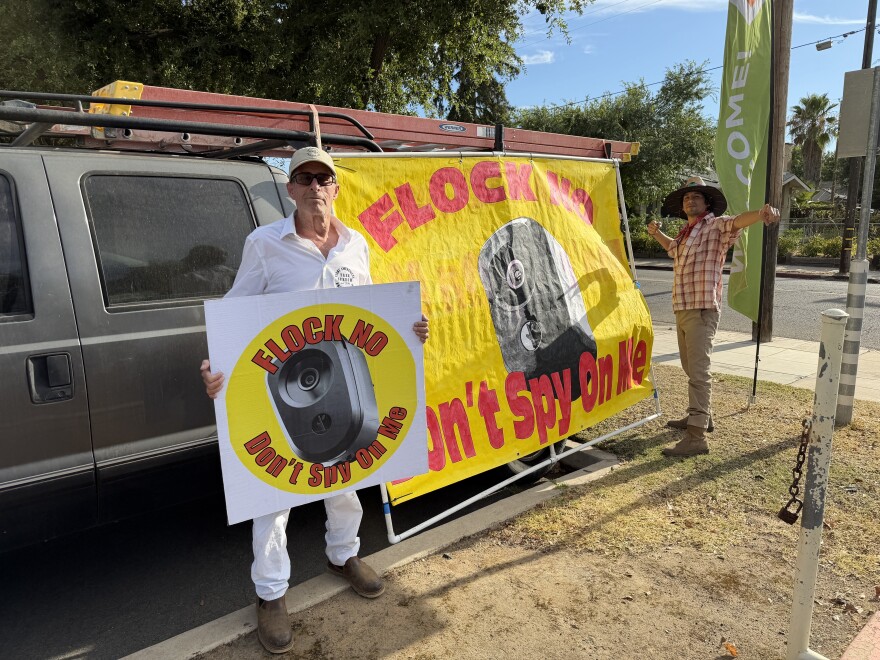 Residents in Fresno have been against police use of so-called "Flock" cameras.
