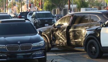 Witnesses say LAPD officer hit 6-year-old girl during South Los Angeles police chase