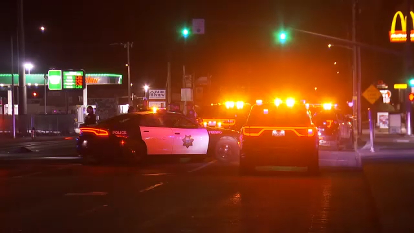 Man killed after being hit by a vehicle off Highway 99 exit in Fresno, police say
