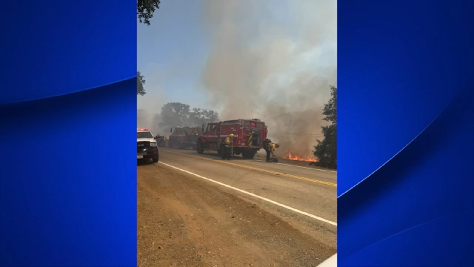 Crews quickly contain wildfire in Fresno County
