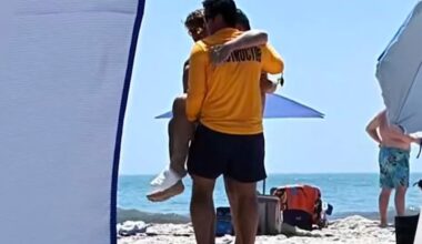 Swimmer bitten by shark at Jones Beach on Field 6 on Long Island
