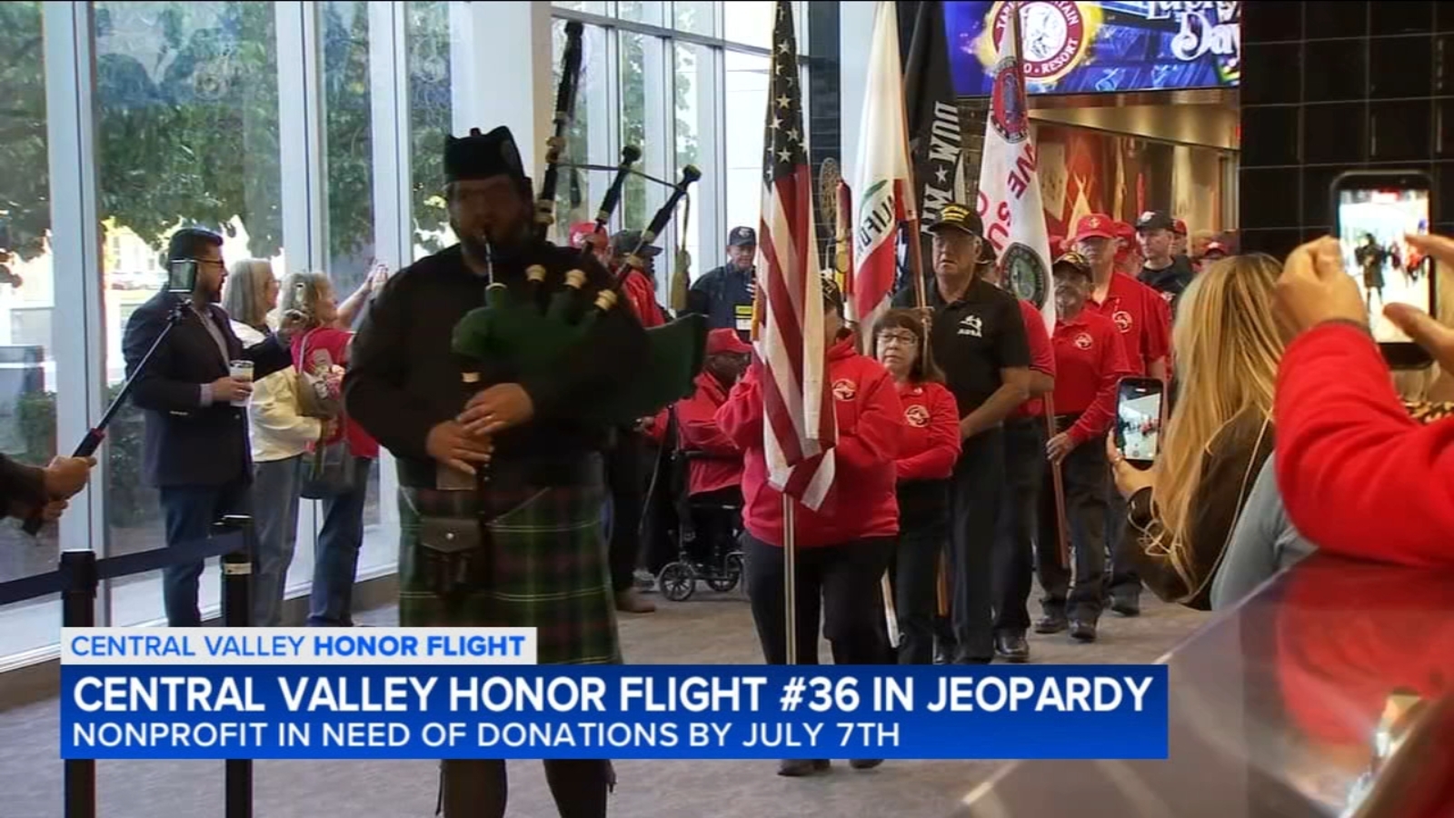Central Valley Honor Flight's October trip in jeopardy, in need of donations