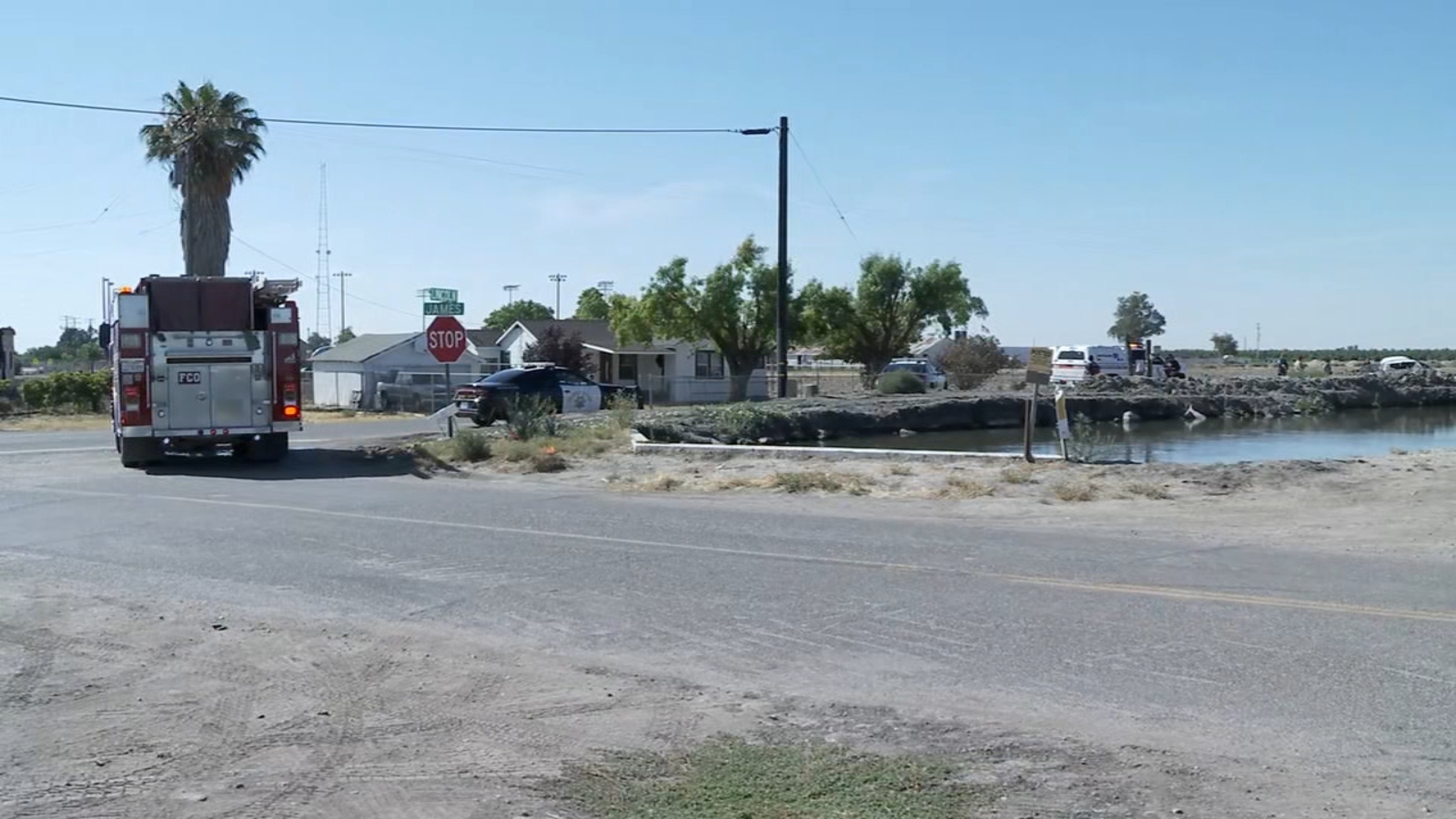 Person killed after crashing into a canal in Fresno County