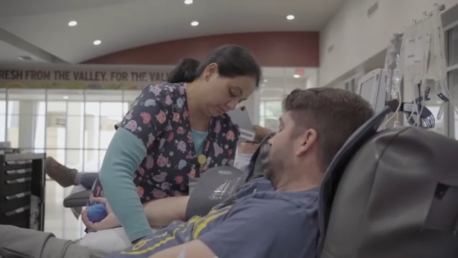 Blood recipients and donors highlight need for donations during Pint for a Pint blood drive
