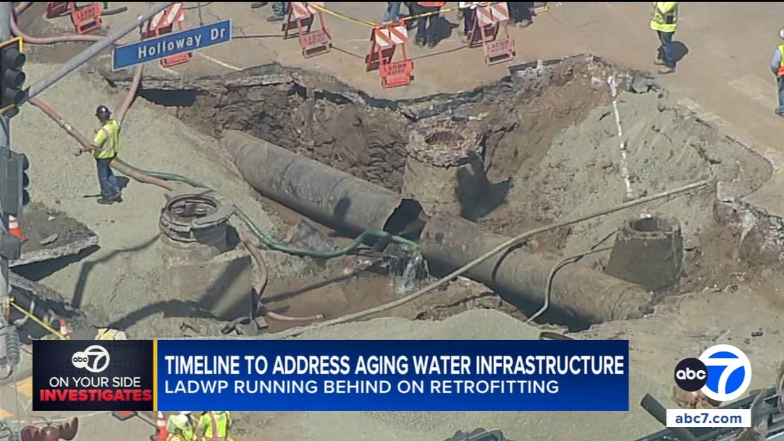 West Hollywood pipe break spotlights LADWP's lagging pipe‑replacement pace