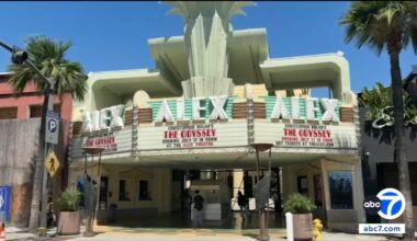 Historic Alex Theatre in Glendale plays first feature film in more than 30 years
