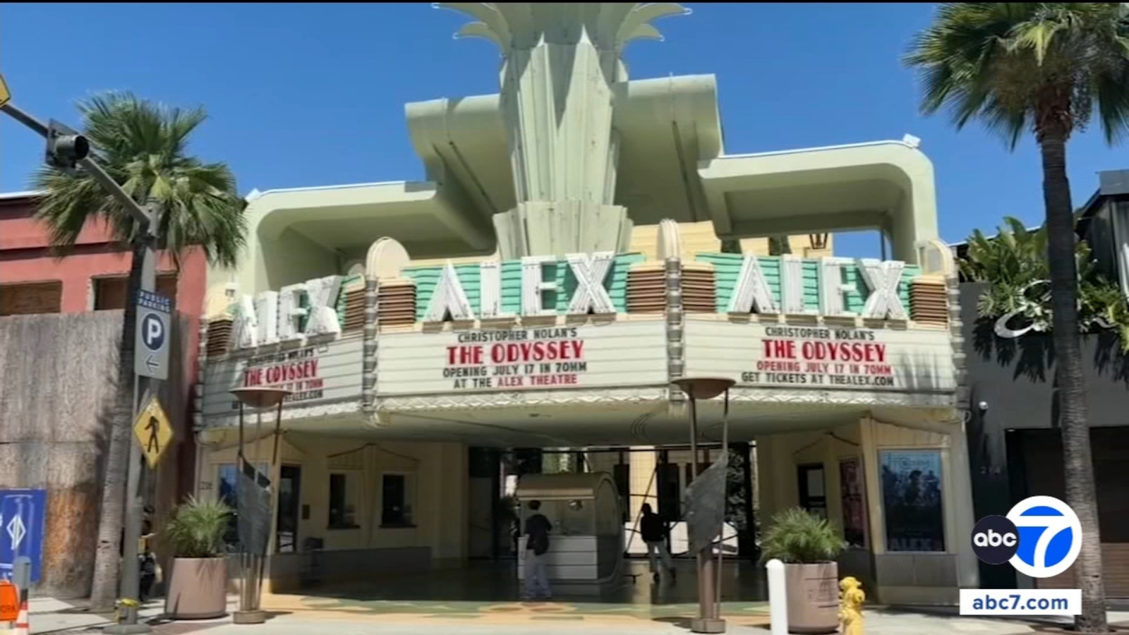 Historic Alex Theatre in Glendale plays first feature film in more than 30 years