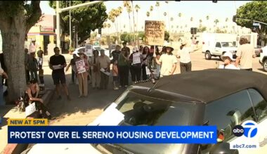 El Sereno residents protest proposed 111-unit housing development with no parking, citing potential negative neighborhood impacts