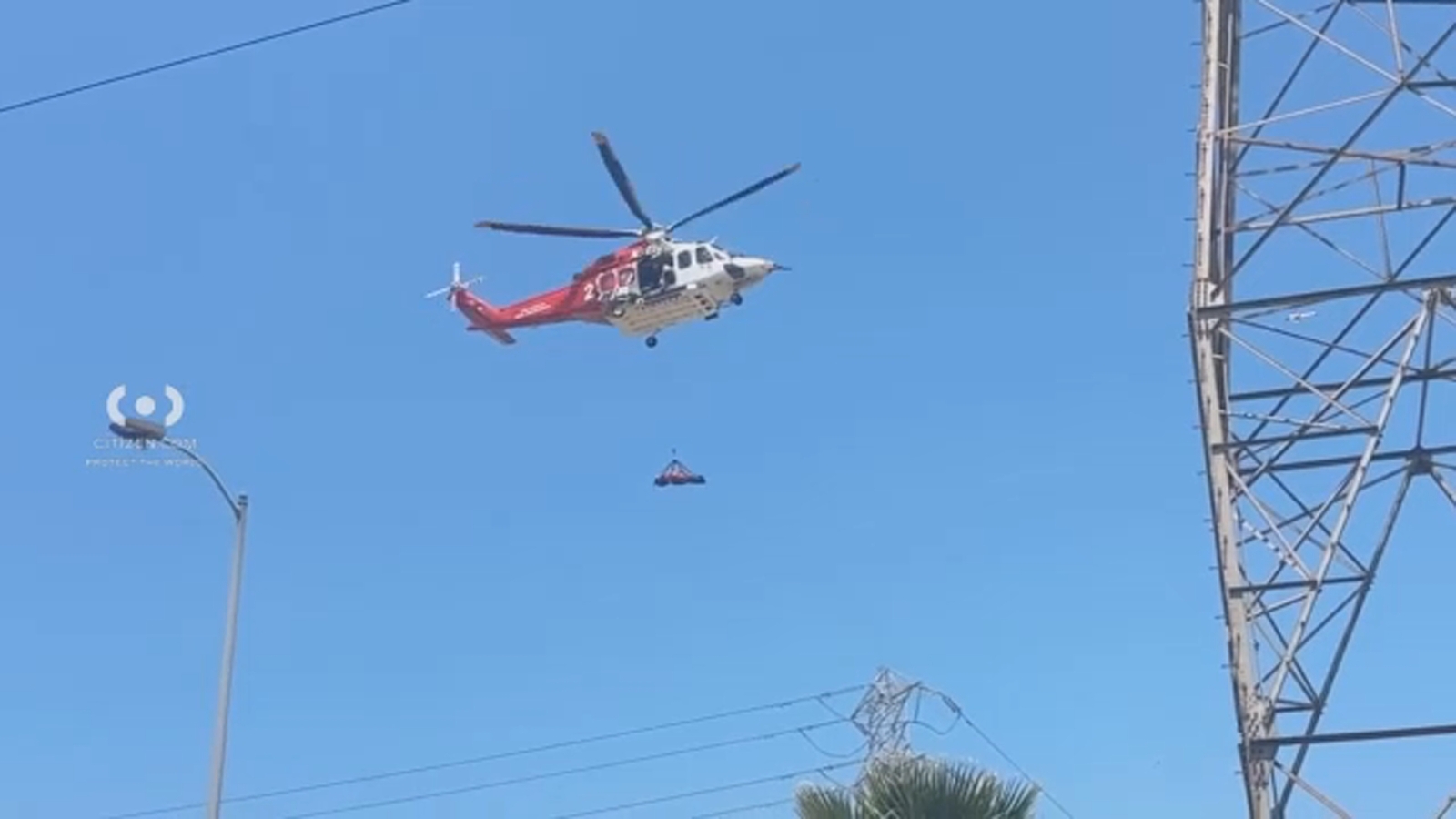 Woman rescued after 40-foot fall from bridge into LA River in Boyle Heights, firefighters say