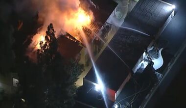 Hourslong barricaded suspect scene escalates to house fire with shots fired in Woodland Hills, fire officials say