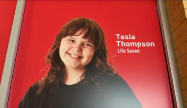 Cancer survivor encourages blood donations at Pint for a Pint Blood Drive