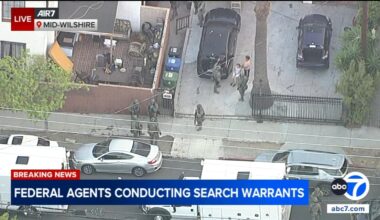 DEA agents conduct drug enforcement operation at Mid-Wilshire home, at least 1 person detained