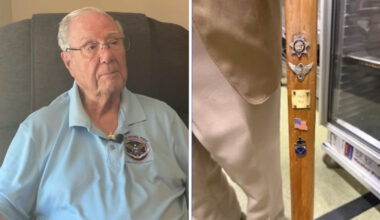 Custom cane for 90-year-old Valley veteran and retired police lieutenant has been found