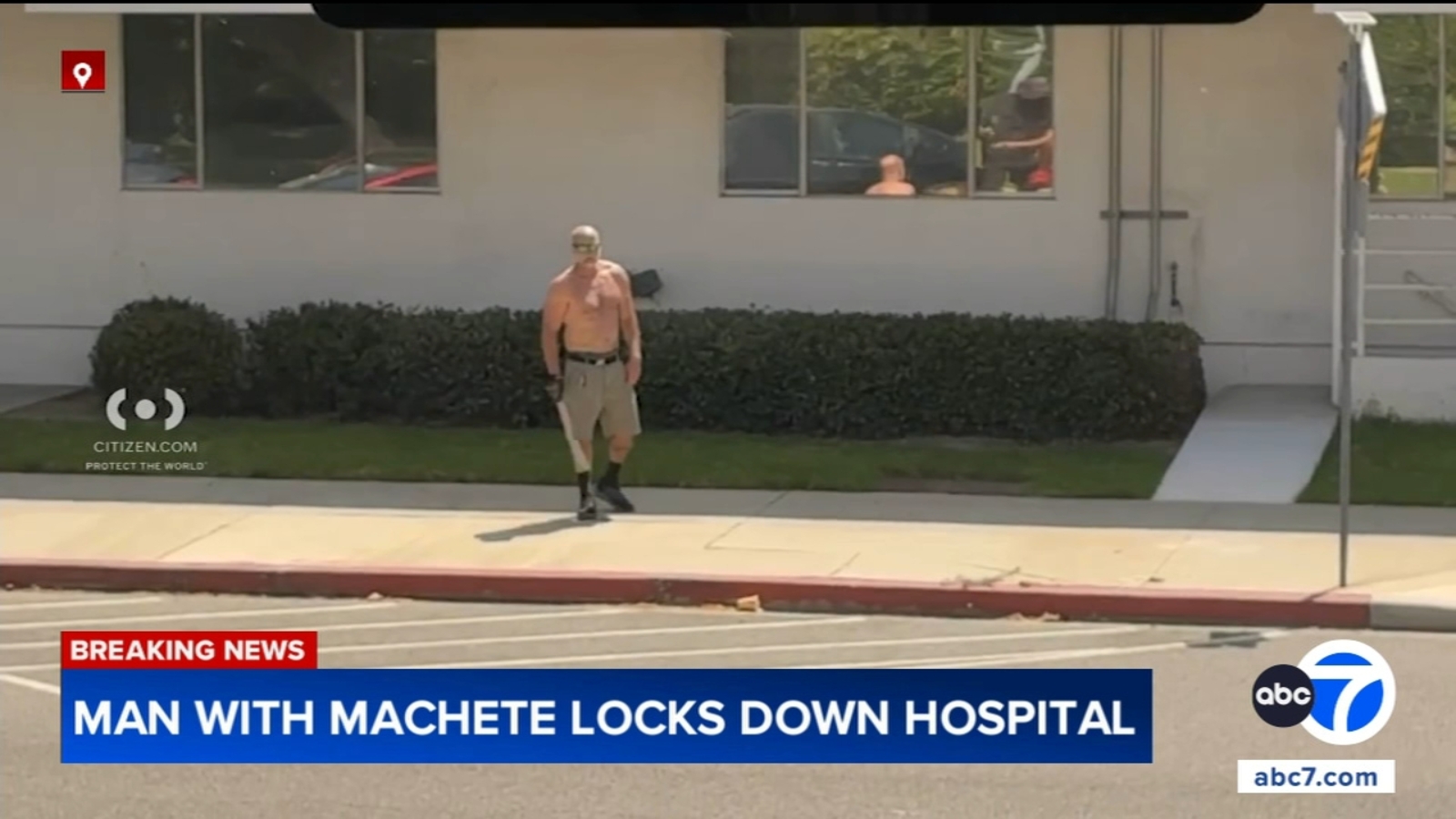 Machete-wielding man confronted by police at UCI Health - Los Alamitos medical center, prompting lockdown