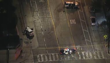 1 dead after apparent shooting, multi-car crash in South Los Angeles