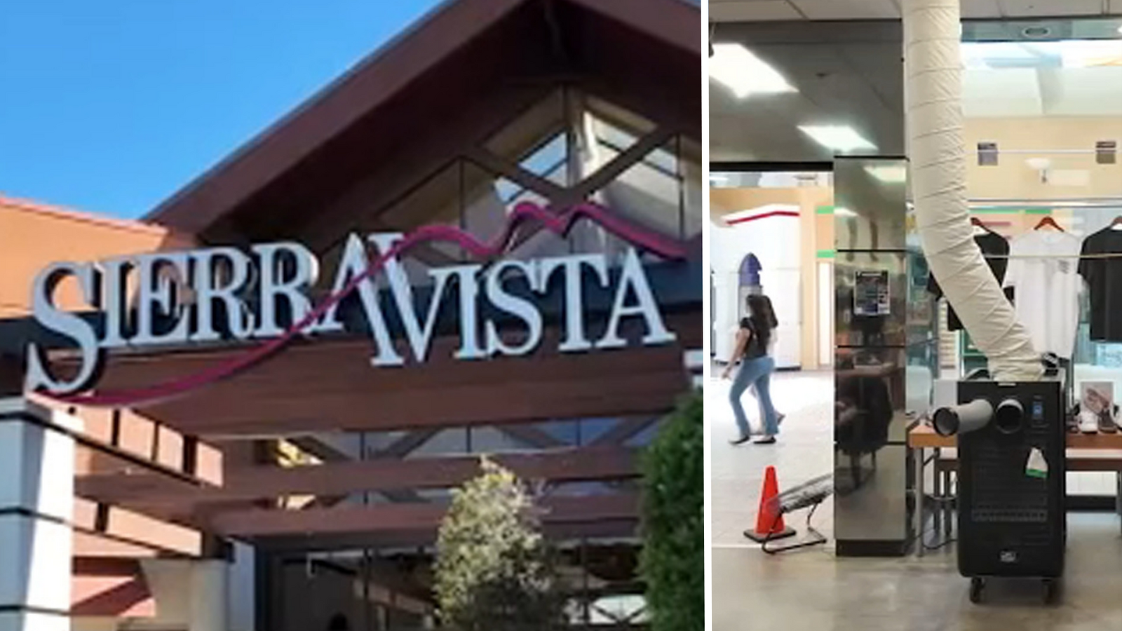 Businesses inside Sierra Vista Mall raise concerns over broken air conditioning as triple-digit heat arrives