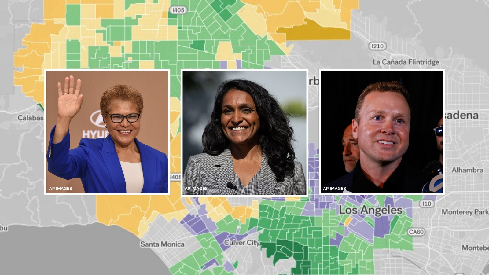 Los Angeles mayoral race: See how your neighborhood voted in the June primary election