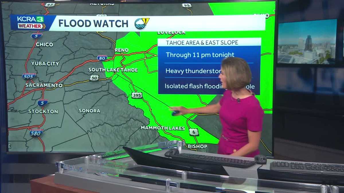 Northern California forecast: Impact Day for Sierra thunderstorms on Tuesday