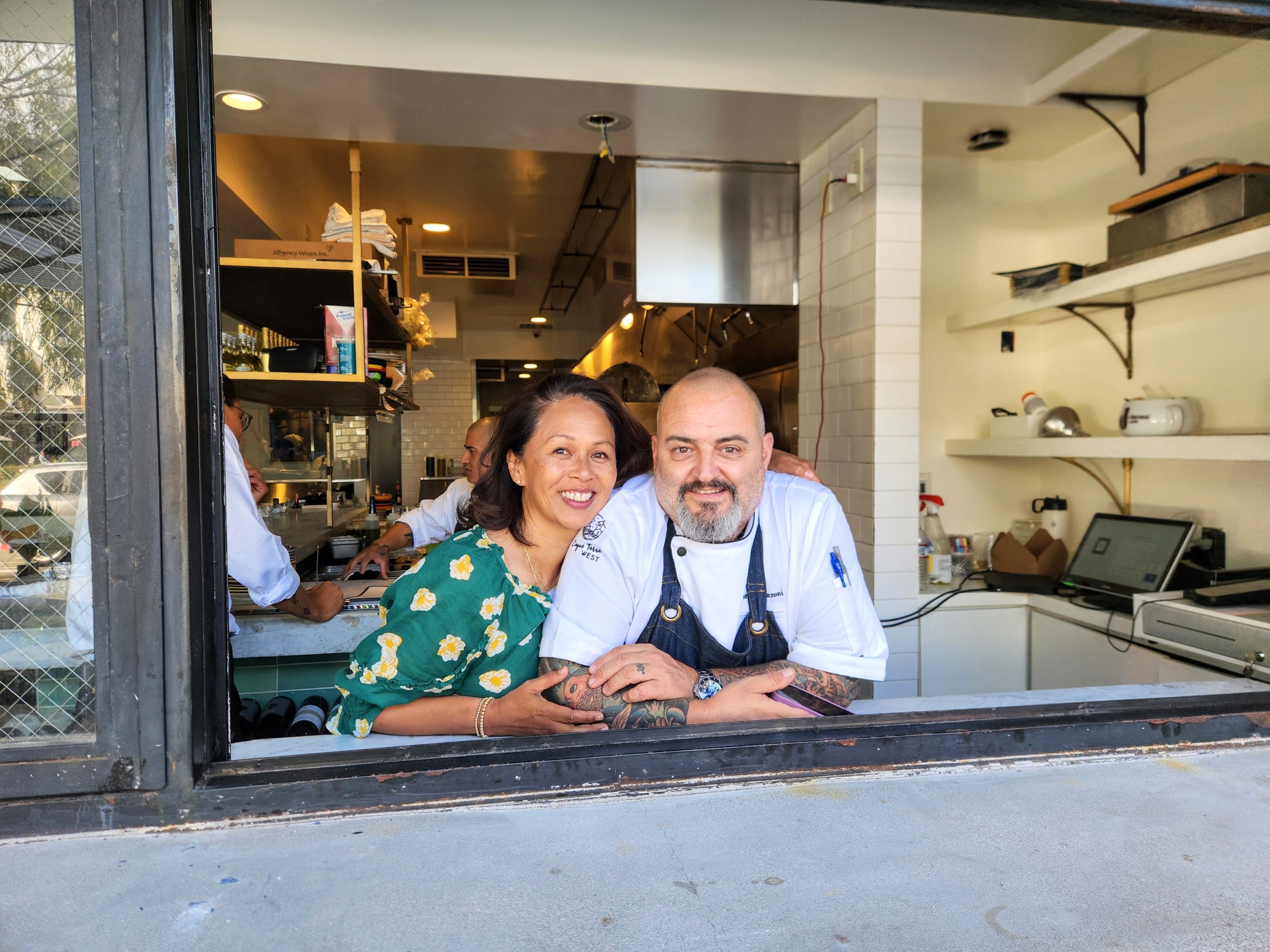 Cinque Terre West owners Marlo and chef Gianbattista “Gianba” Vinzoni.