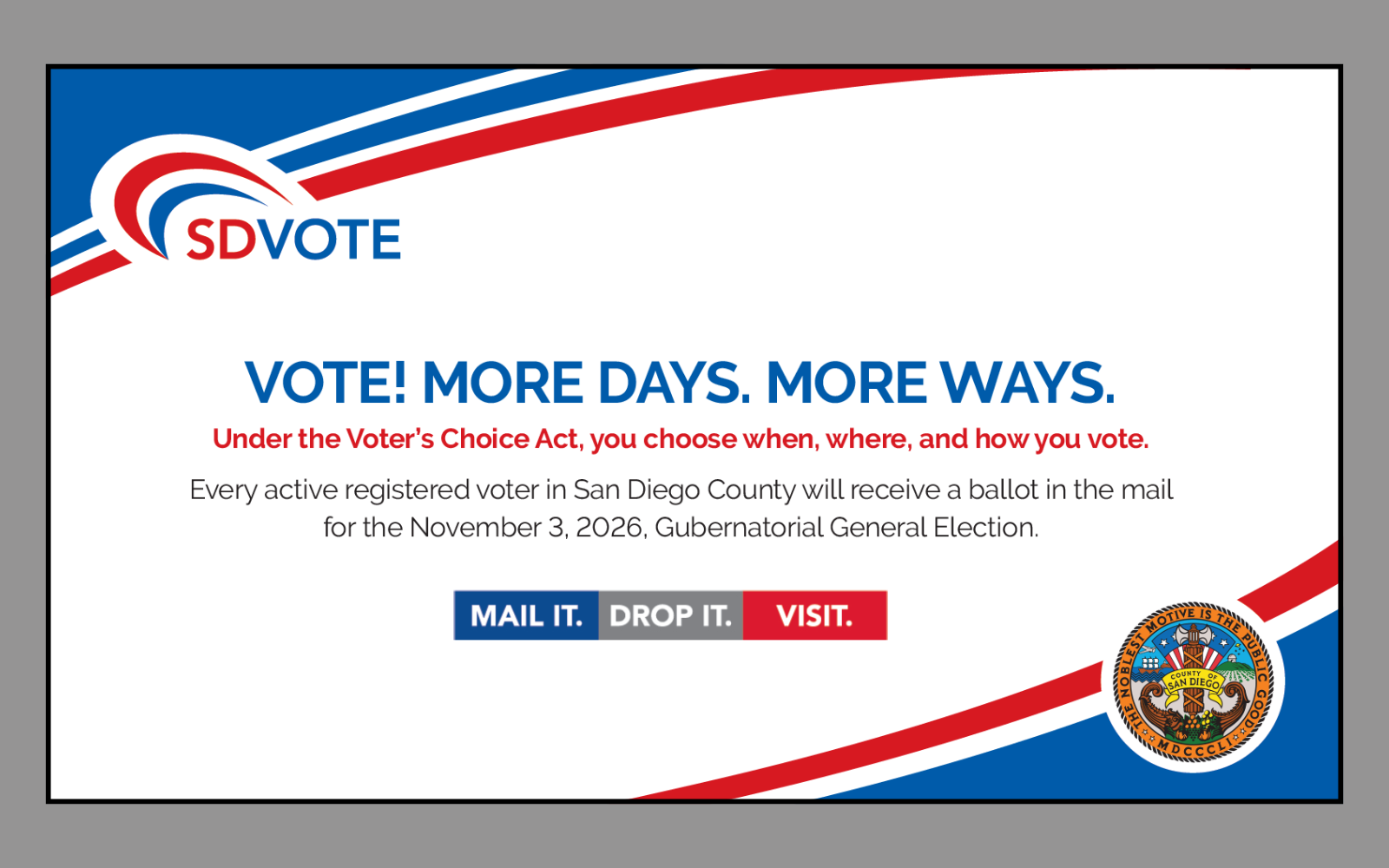 Voter postcard