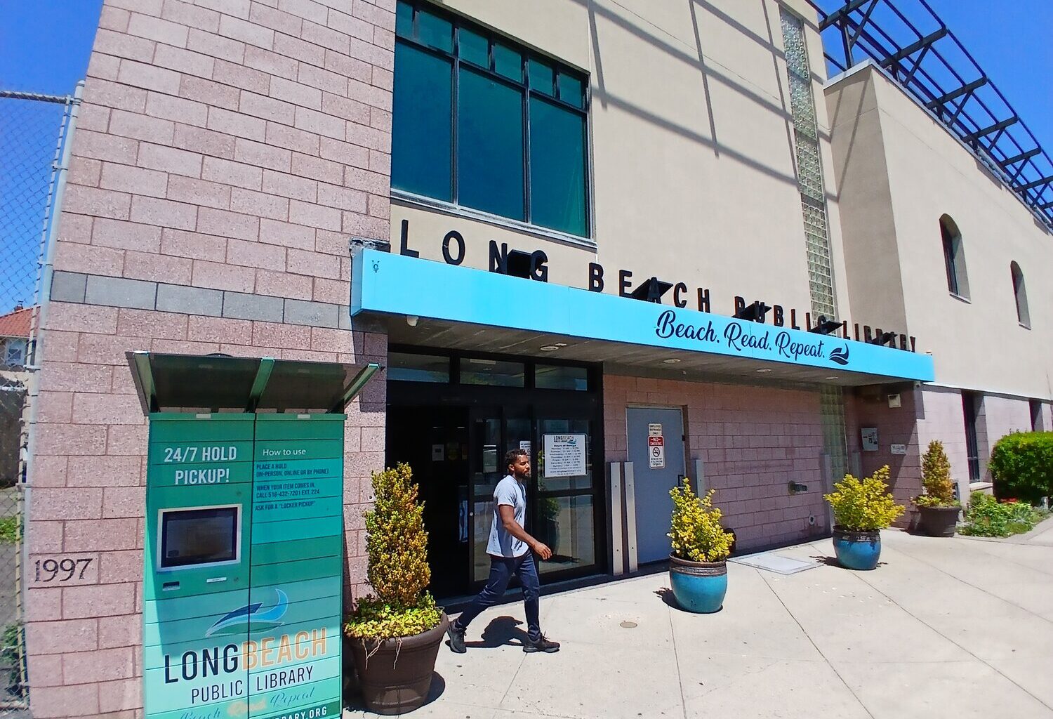 The Long Beach Public Library main building is home to more than just myriad books.