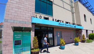The Long Beach Public Library main building is home to more than just myriad books.