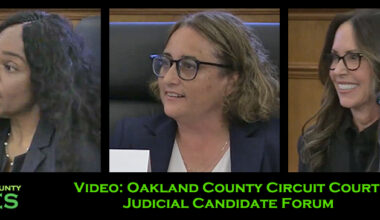 Video: Oakland County Circuit Court Judicial Candidate Forum