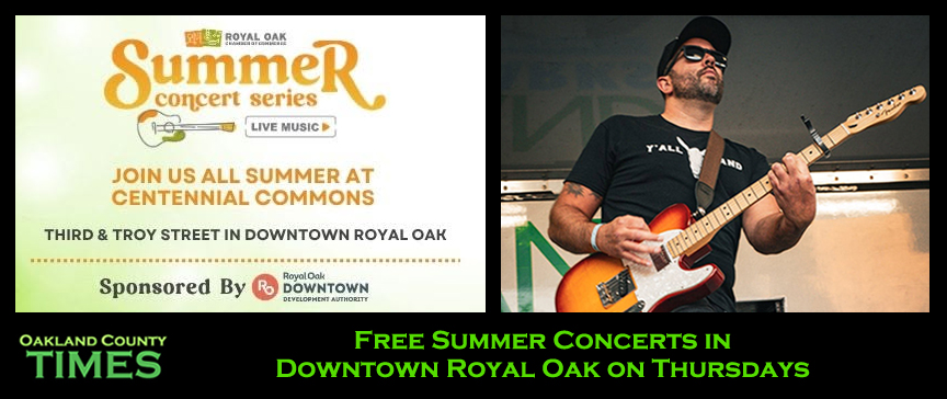 Free Summer Concerts in Downtown Royal Oak on Thursdays