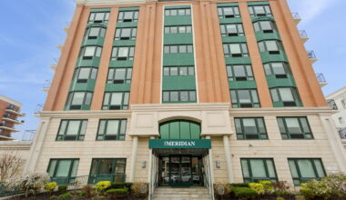 The Meridian apartment building in Long Beach offers access to the beach and local hot spots.
