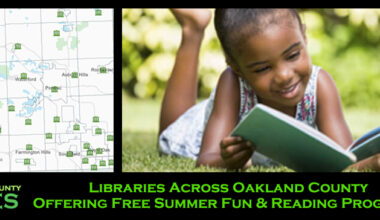 Libraries Across Oakland County Offering Free Summer Fun & Reading Programs