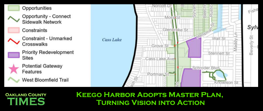 Keego Harbor Adopts Master Plan, Turning Vision into Action