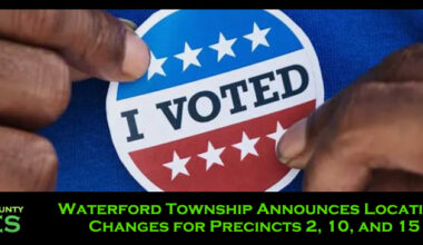 Waterford Township Announces Location Changes for Precincts 2, 10, and 15