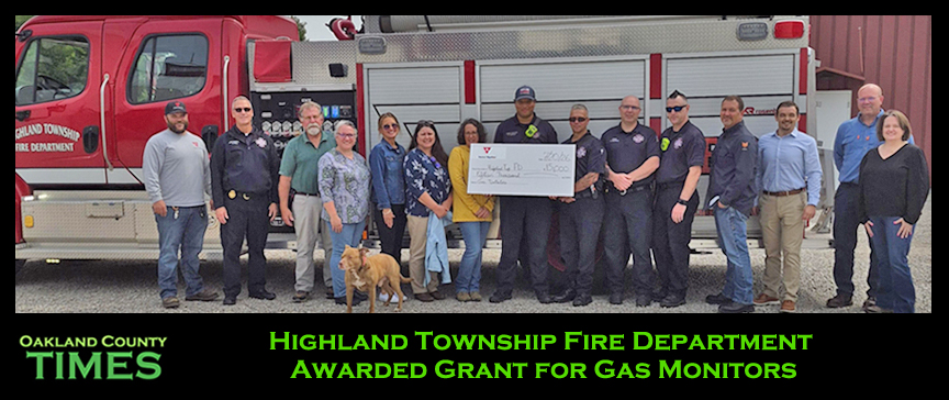 Highland Township Fire Department Awarded Grant for Gas Monitors