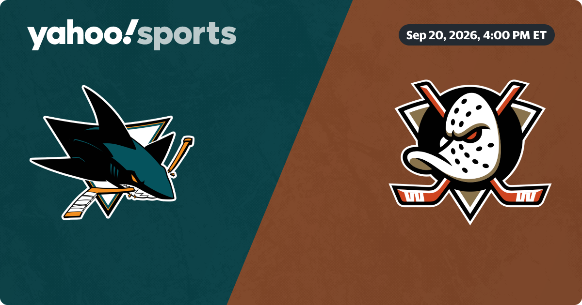 San Jose Sharks @ Anaheim Ducks: Live game updates, stats, play-by-play