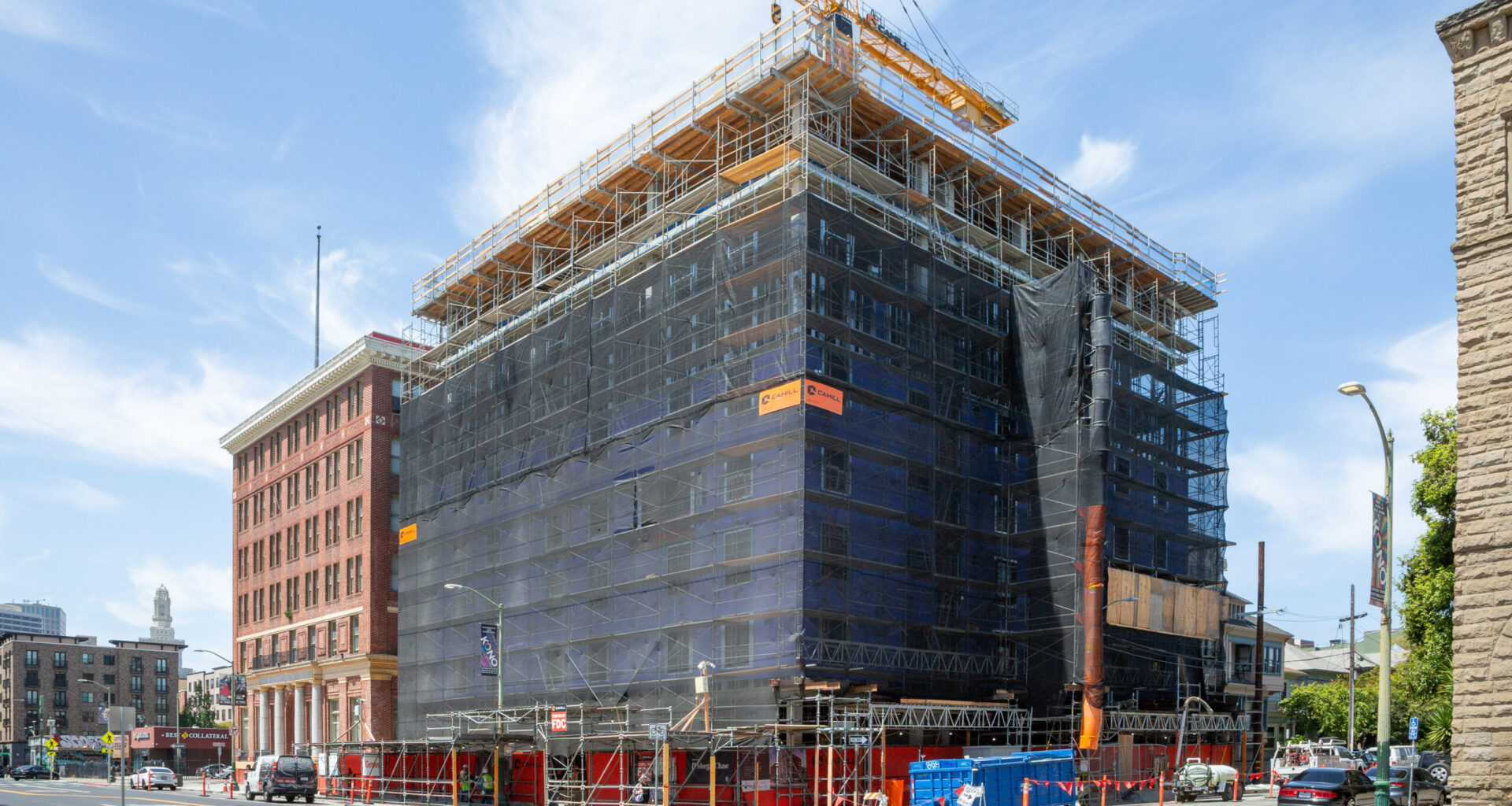 Construction Tops Out For 2125 Telegraph Avenue in Uptown, Oakland